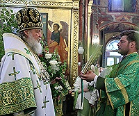 Слово Святейшего Патриарха Кирилла в Успенском соборе Троице-Сергиевой Лавры в праздник Пятидесятницы